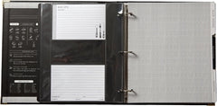 Black and Gold Faux Leather Recipe Binder
