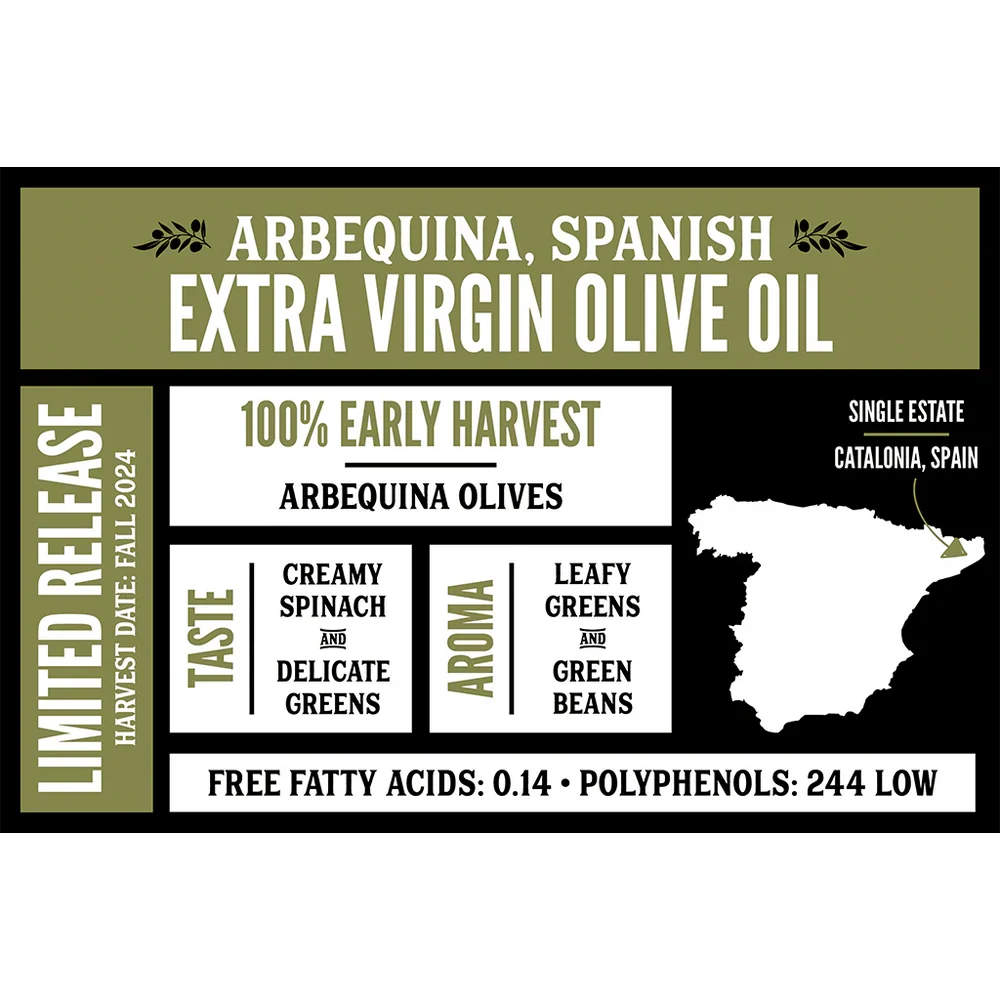 Arbequina Spanish Extra Virgin Olive Oil